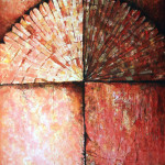 Peacock-2014-mixed media on canvas cm.90x70x4