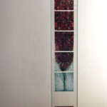 Three 2012 -graphic elaboration on paper, plexiglas, alluminiun, wood cm.25x25x183h