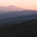 Tramonto in val d'orcia