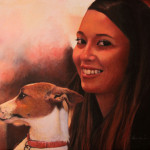 Portrait of Elena 2014- painting on canvas cm.50x70